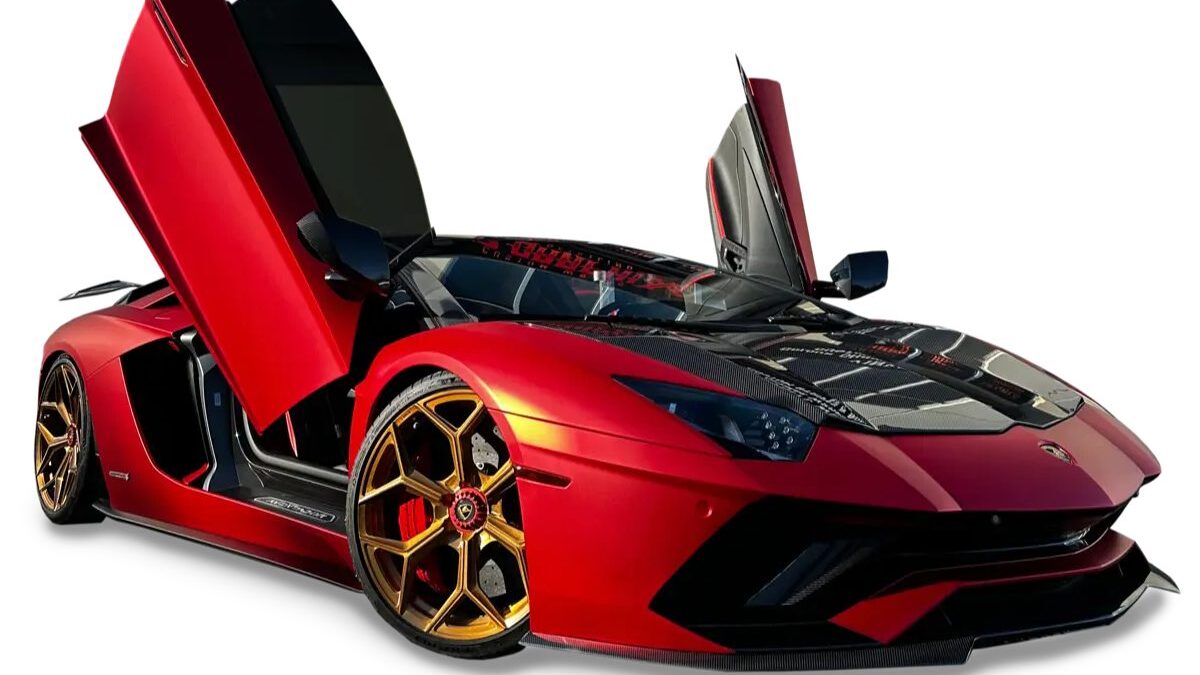 Arizona Red Upper Silver Lower Car Wrap