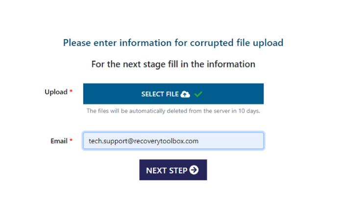 How can you «cure» the corrupted document?