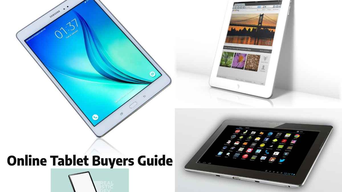Which Tablet Should I Buy : Online Buyers Guide