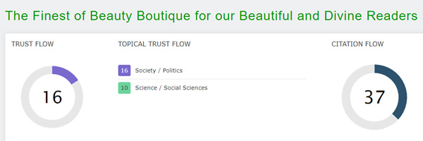 Trust Flow of Fashion Beauty Palace