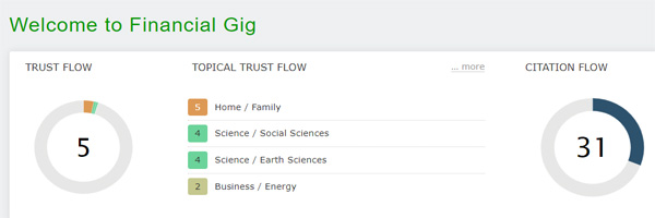 Trust Flow of Financial Gig